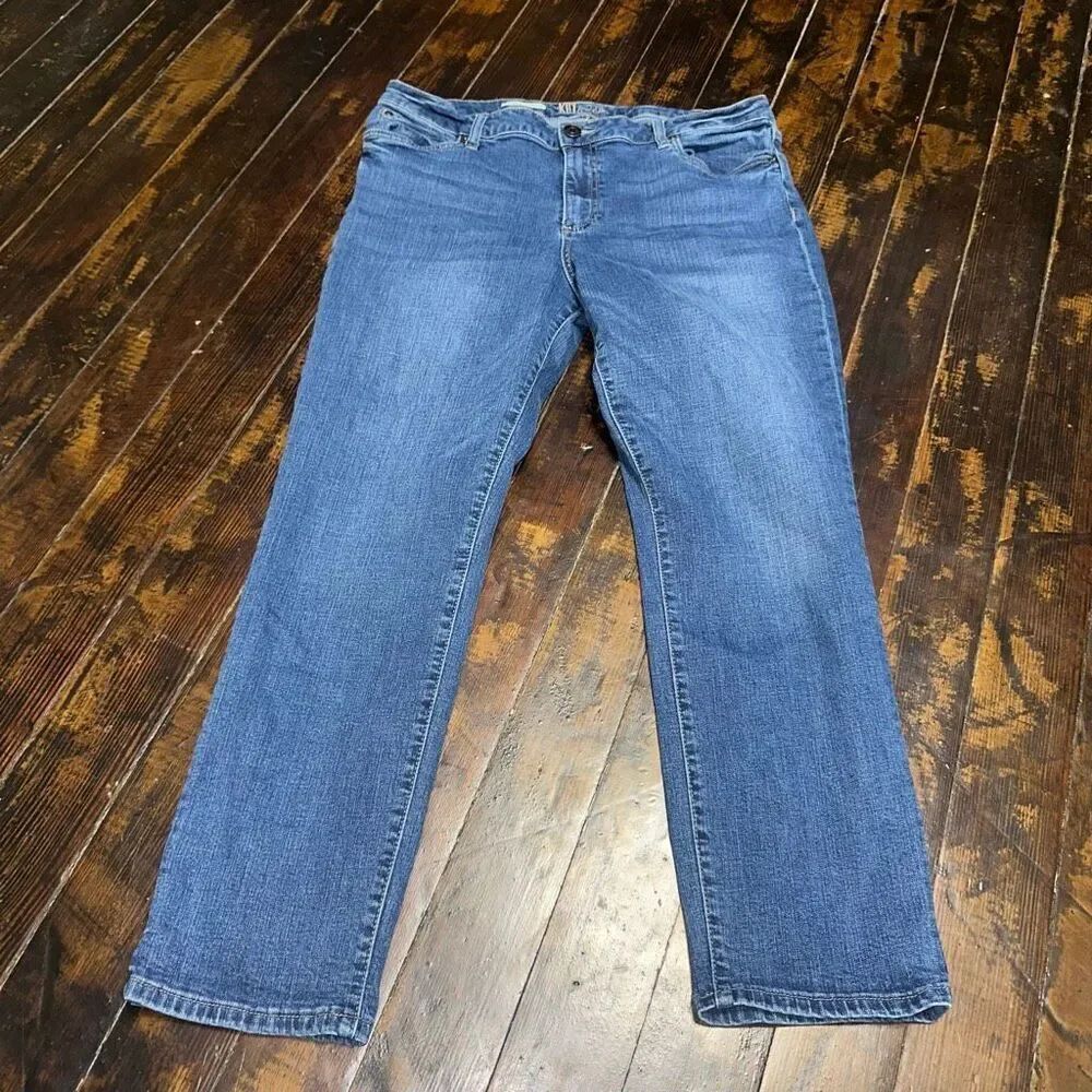 Kut from the Kloth Katy high rise ankle straight size 14 jeans